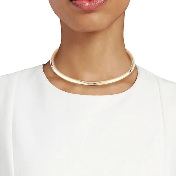 Jennifer Fisher Samira Chocker in 10K Yellow Gold Plated - Picture 7 of 9